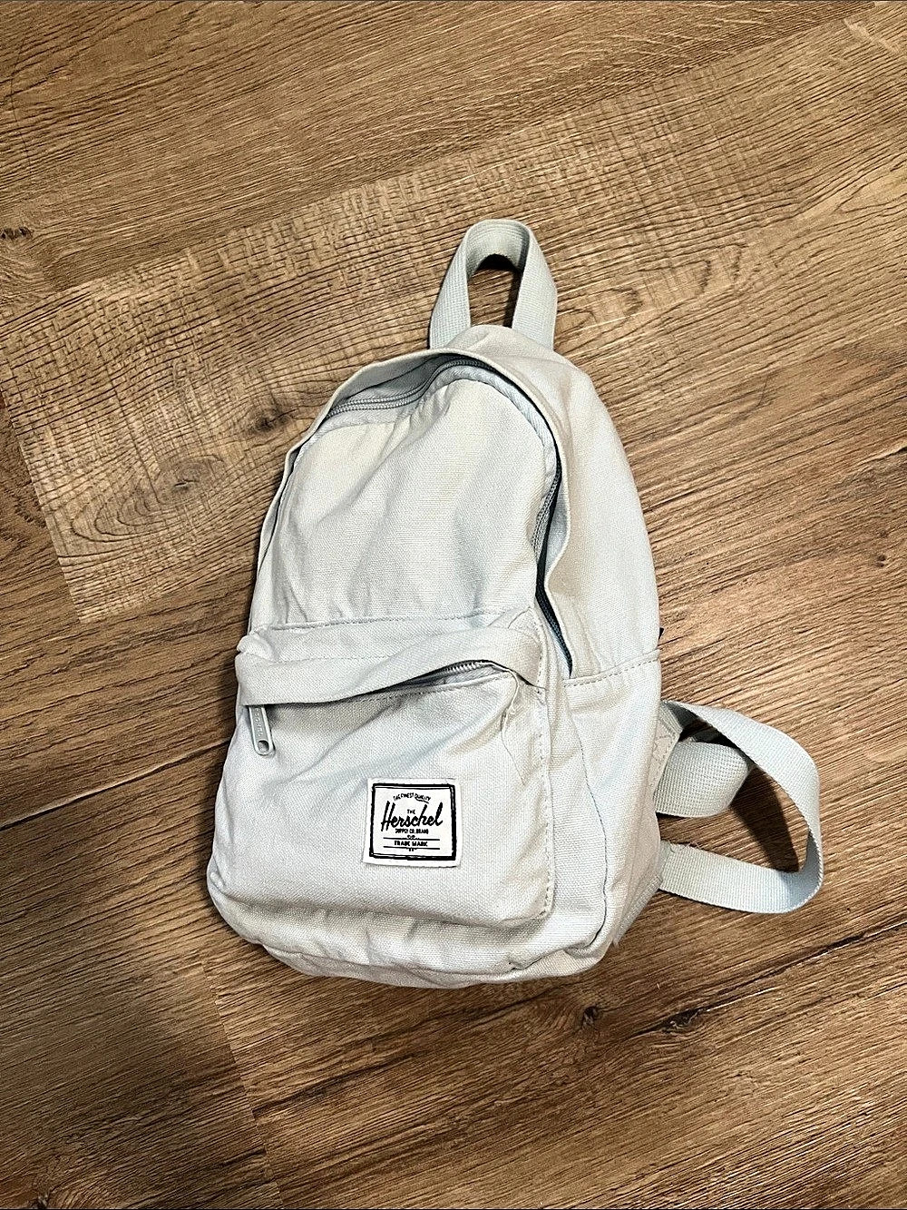 Herschel mini backpack in light blue - Picture 2 of 4